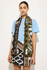 Pucci Mixed Print Silk Stole