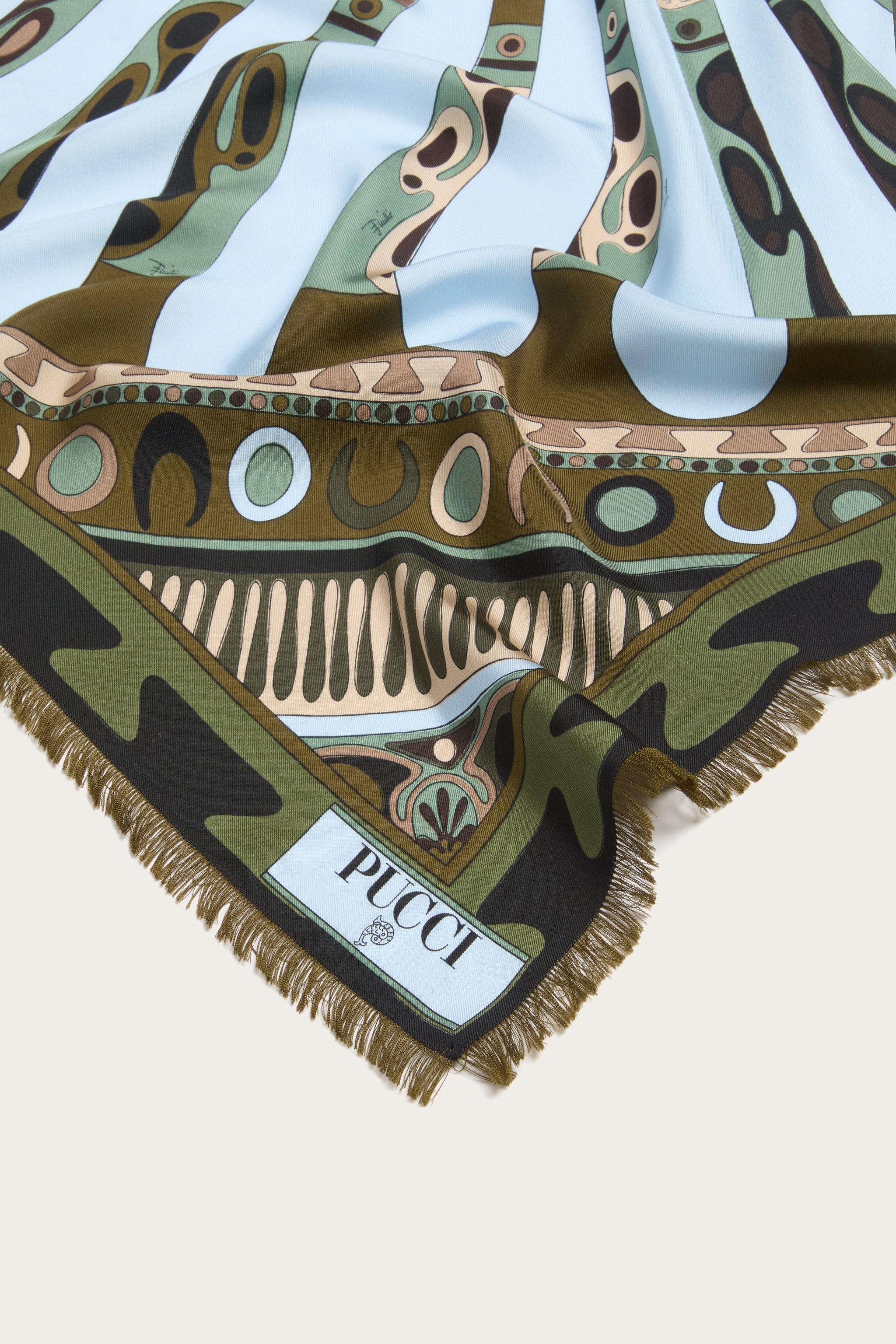 Pucci Mixed Print Silk Stole