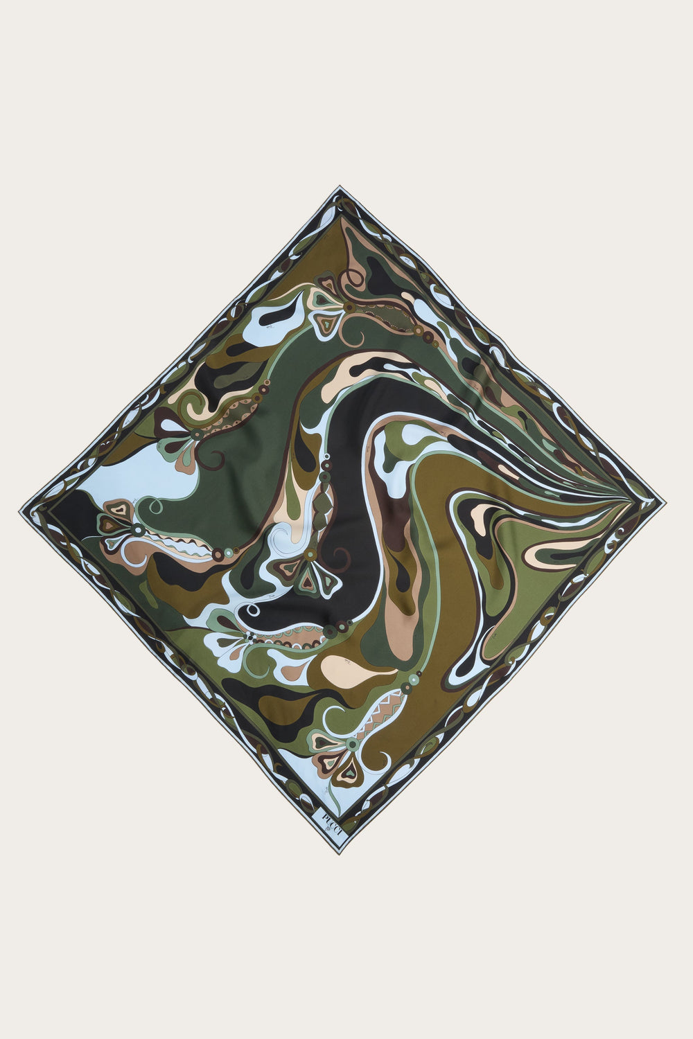 Pucci Orchidee Print Silk Carre