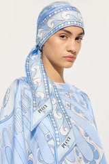 Pucci Orchidee Print Silk Triangle Scarf