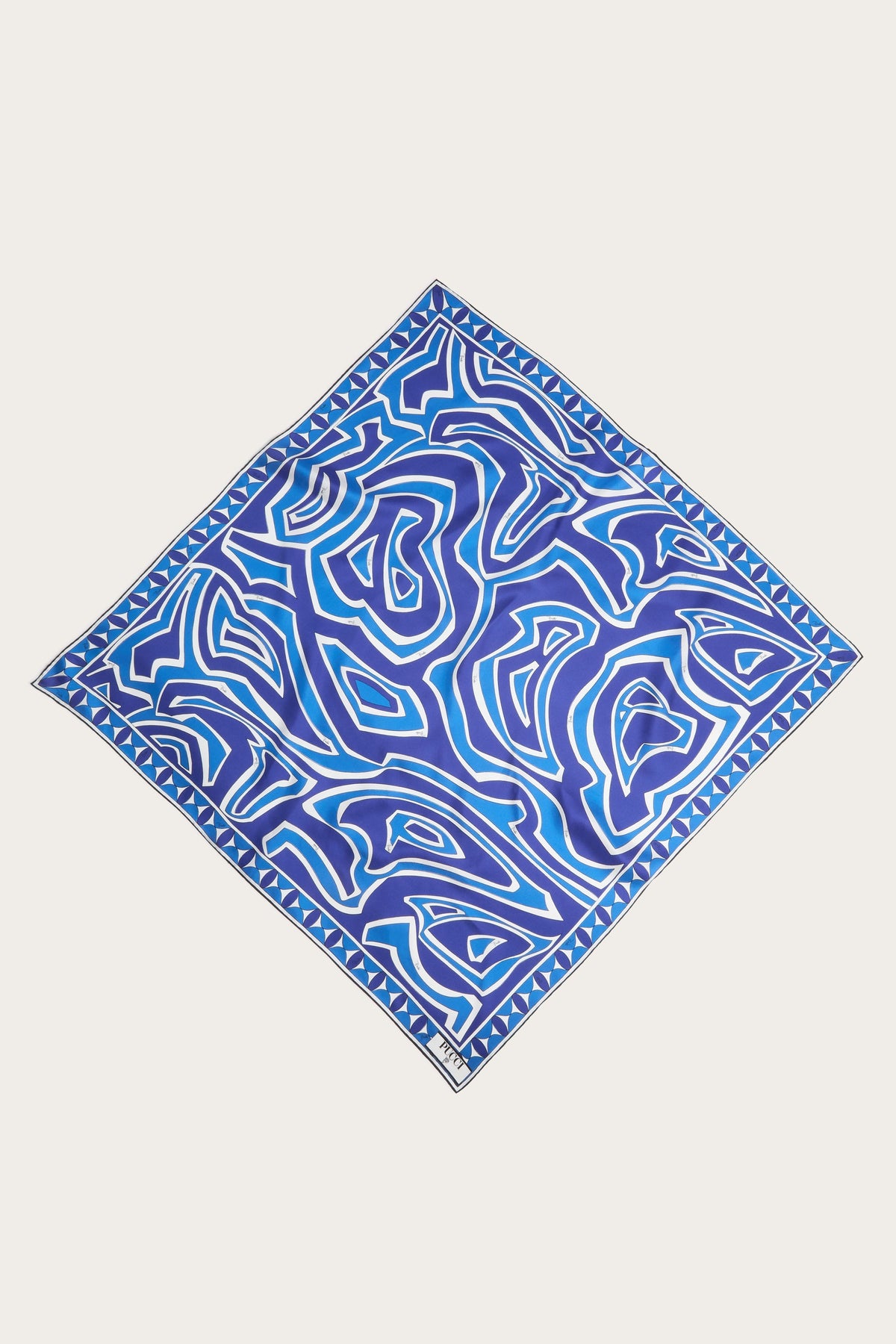 Pucci Labirinto Print Silk Scarf