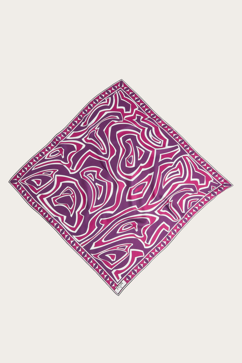 Pucci Labirinto Print Silk Scarf
