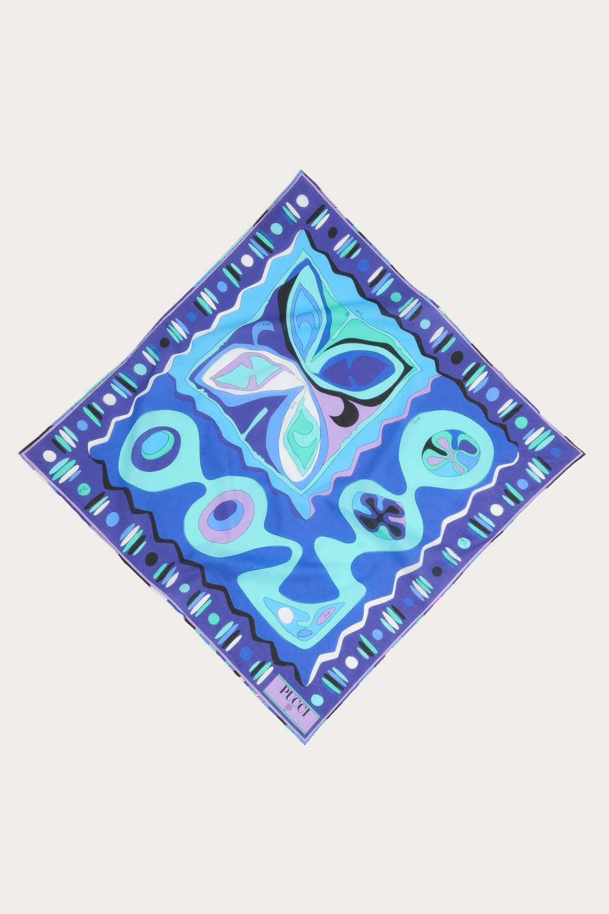 Pucci Angoli Print Cotton Carrè