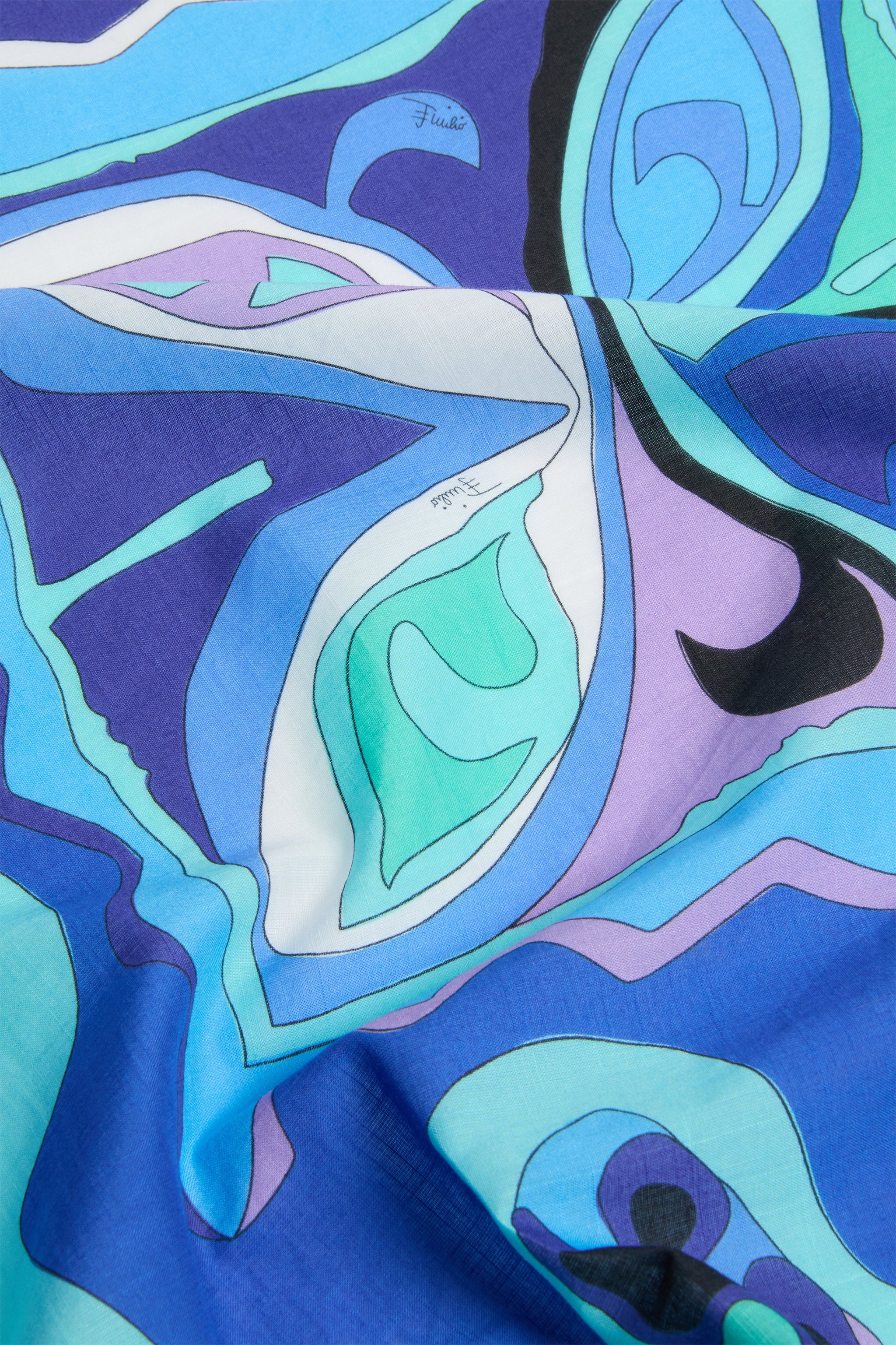 Pucci Angoli Print Cotton Carrè