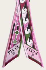Pucci Vivara and Bouclé Print Silk Scarf