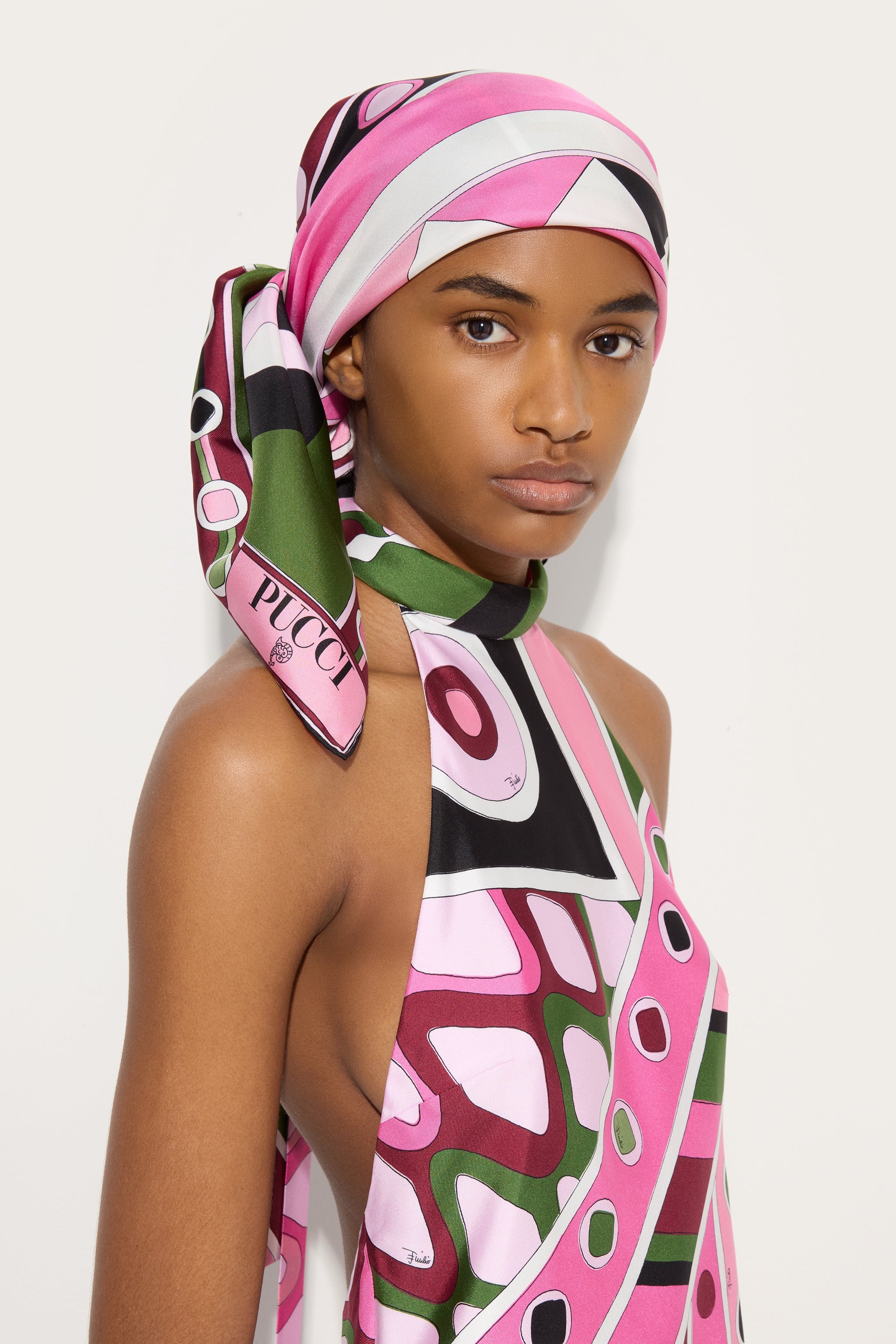Pucci Vivara Print Silk Scarf