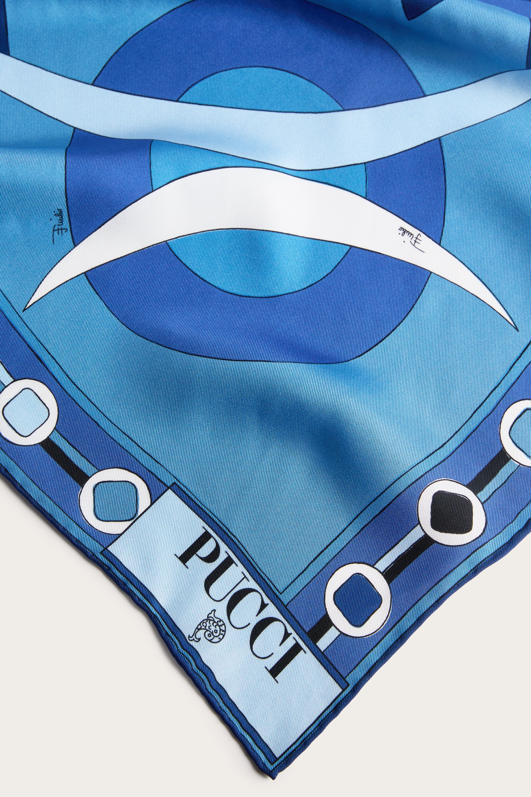 Pucci Vivara Print Silk Scarf