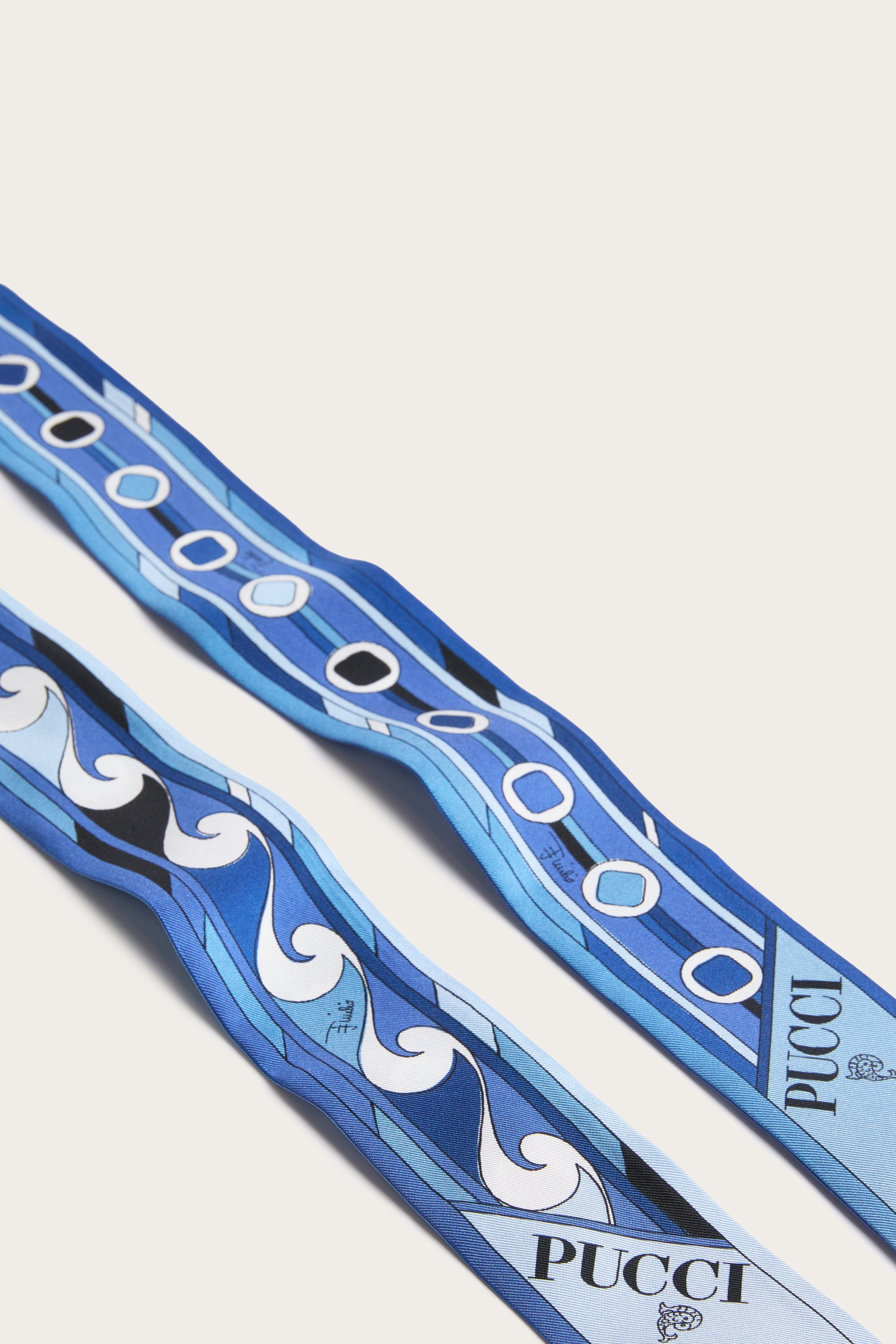 Pucci Vivara and Bouclé Print Silk Scarf