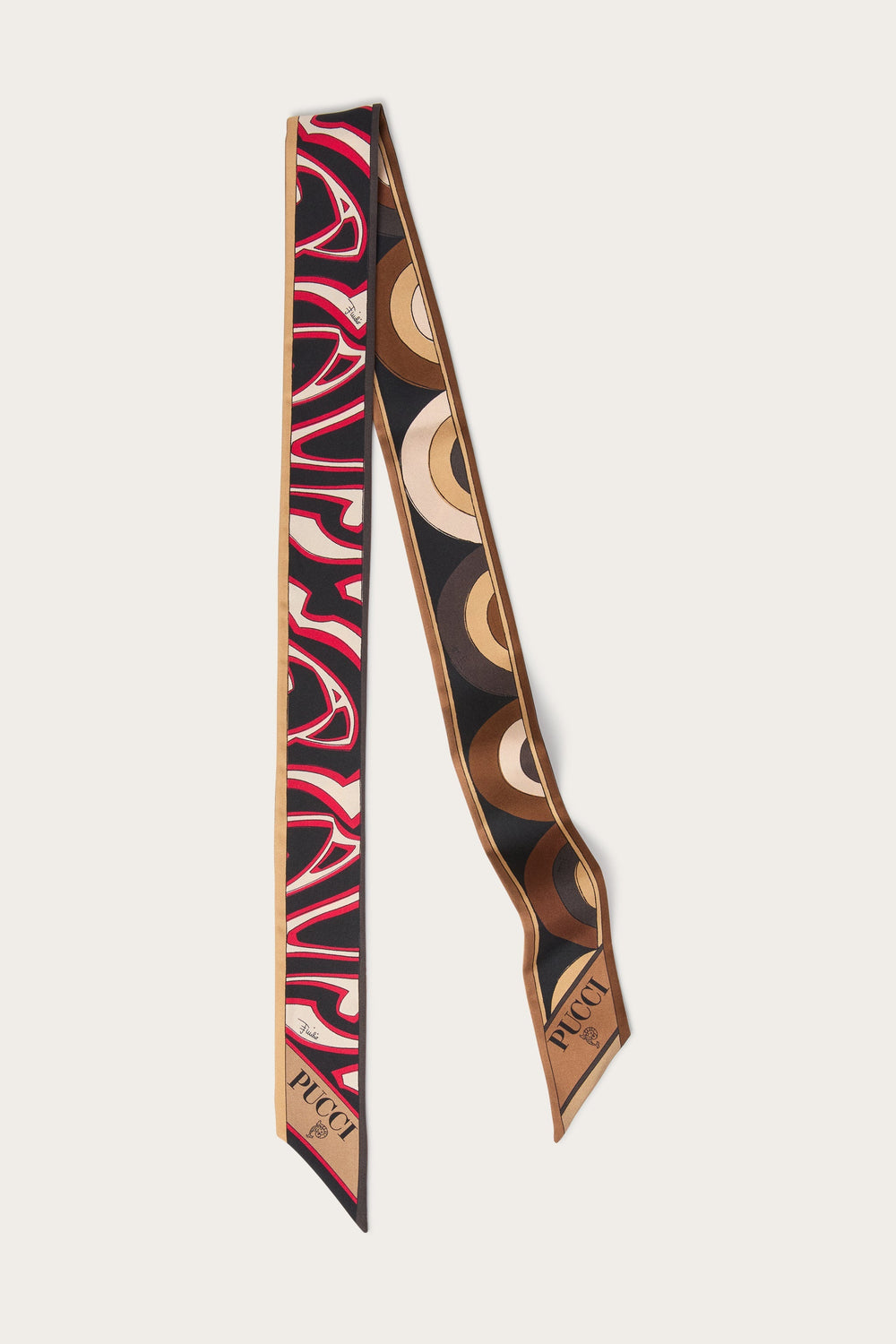 Pucci Onde and Labirinto Print Silk Twill Scarf