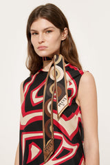 Pucci Onde and Labirinto Print Silk Twill Scarf