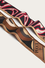Pucci Onde and Labirinto Print Silk Twill Scarf