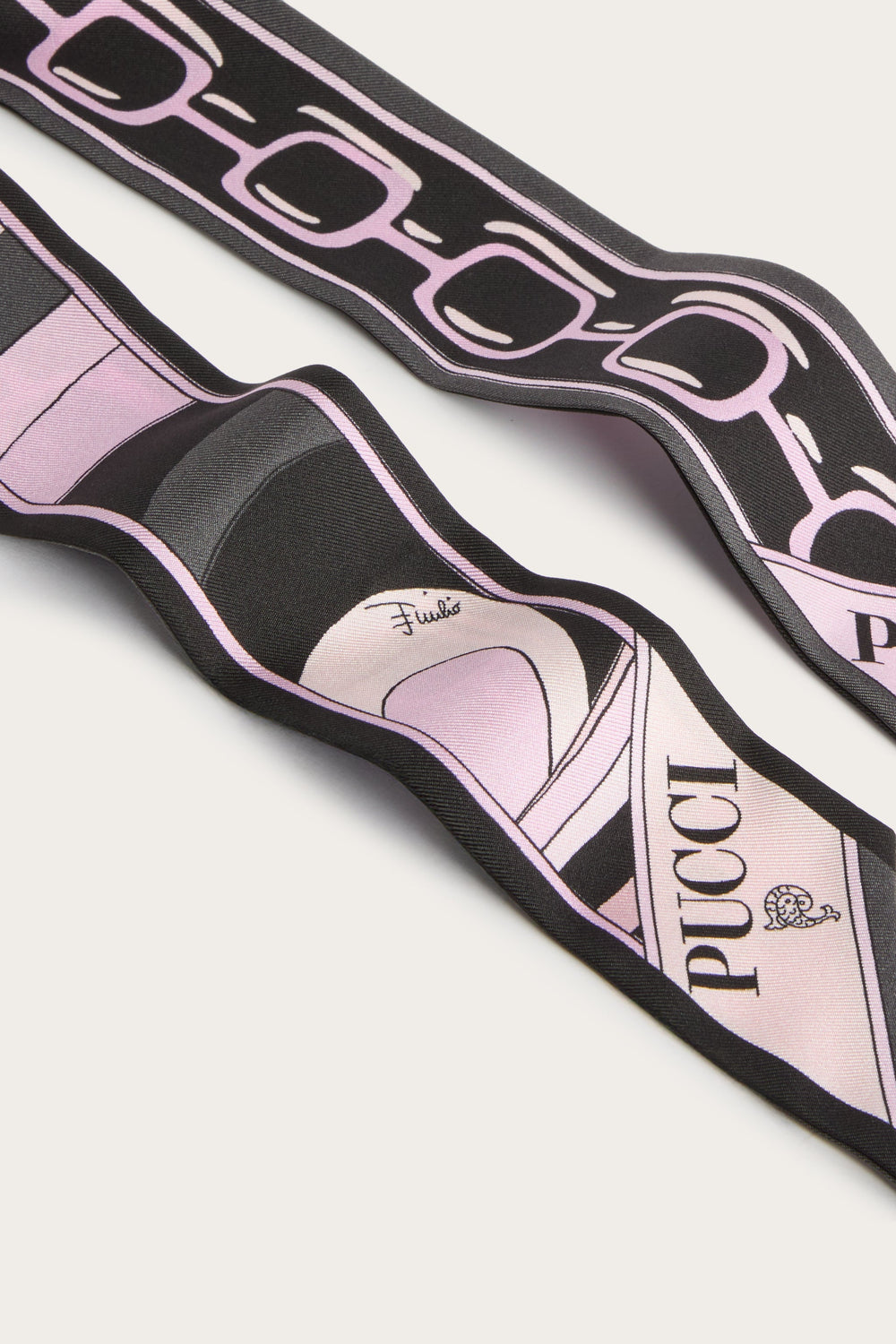 Pucci Iride and Istrice Print Silk Twill Scarf