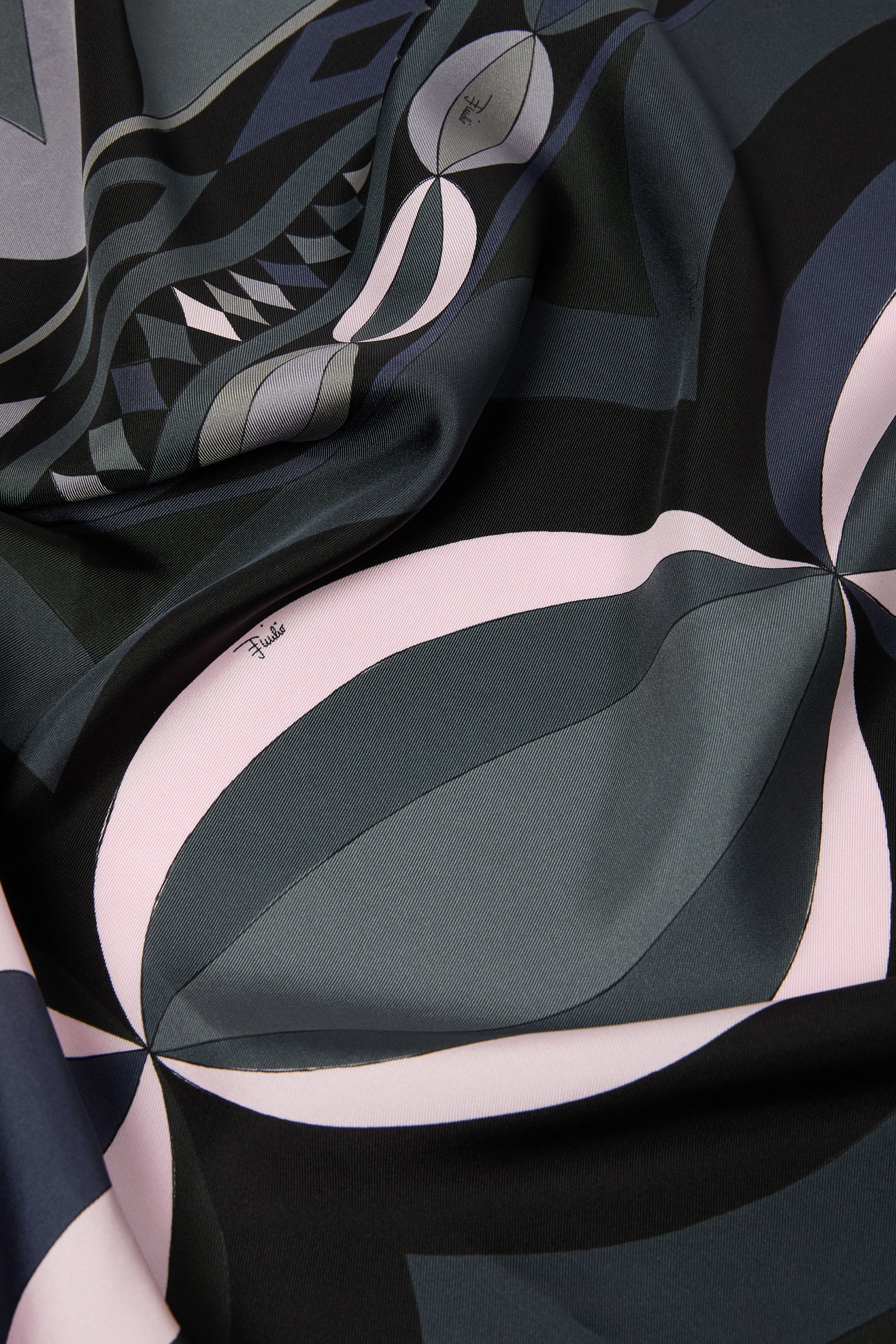 Pucci Collane Print Silk Twill Scarf