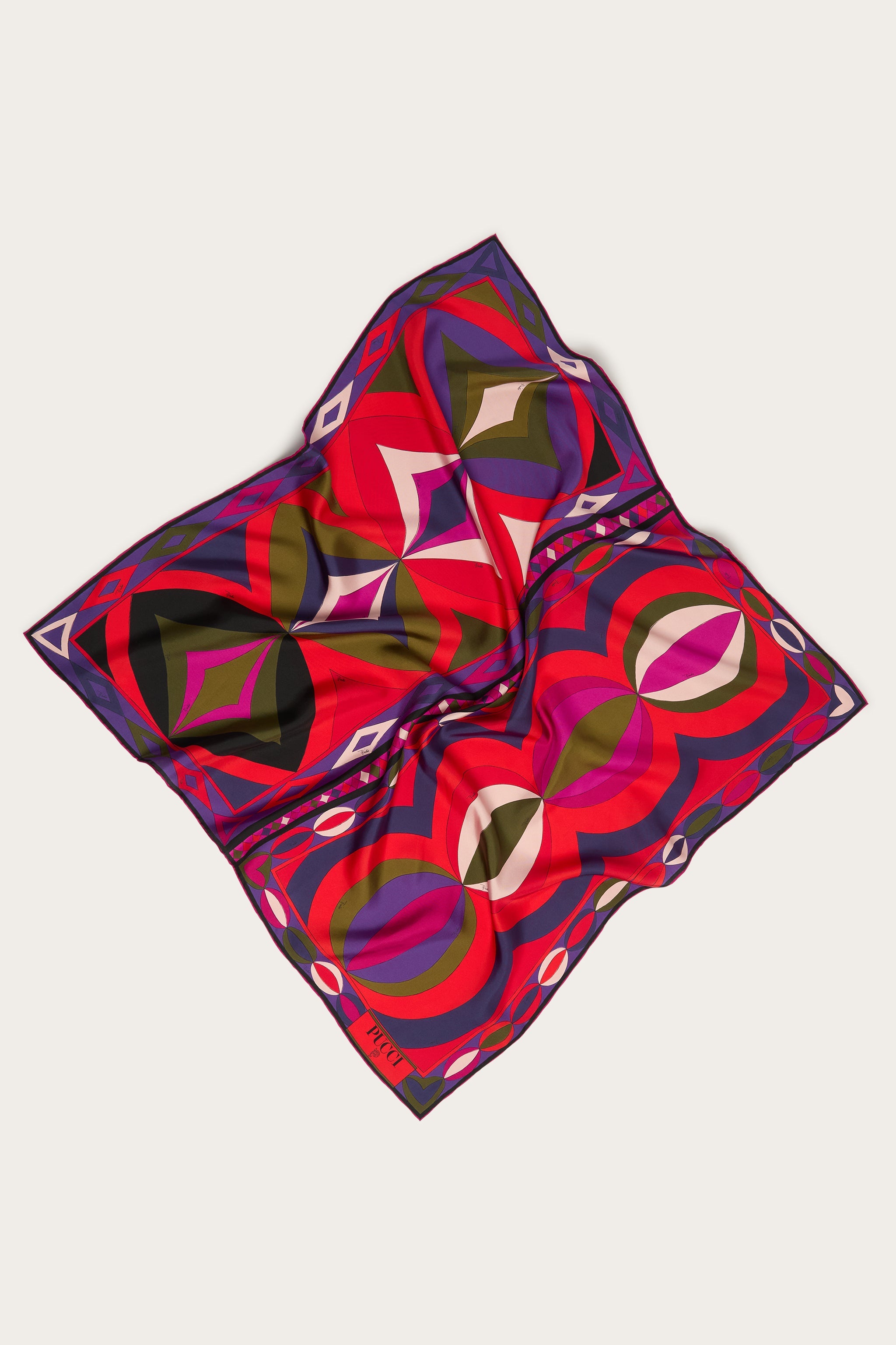 Pucci Collane Print Silk Twill Scarf
