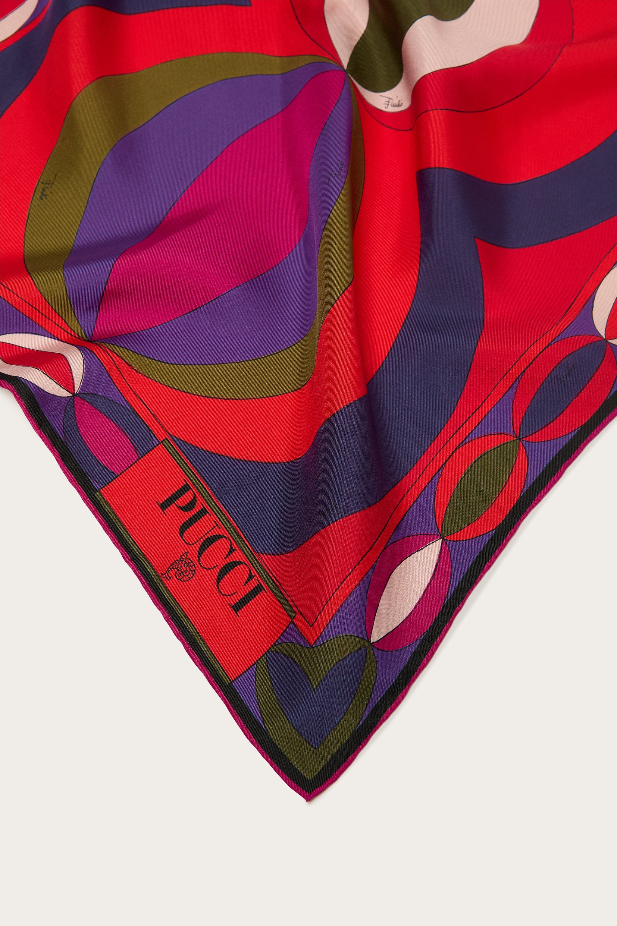 Pucci Collane Print Silk Twill Scarf