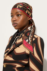 Pucci Mixed Prints Silk Twill Scarf