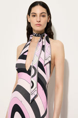 Pucci Onde and Labirinto Print Silk Twill Scarf