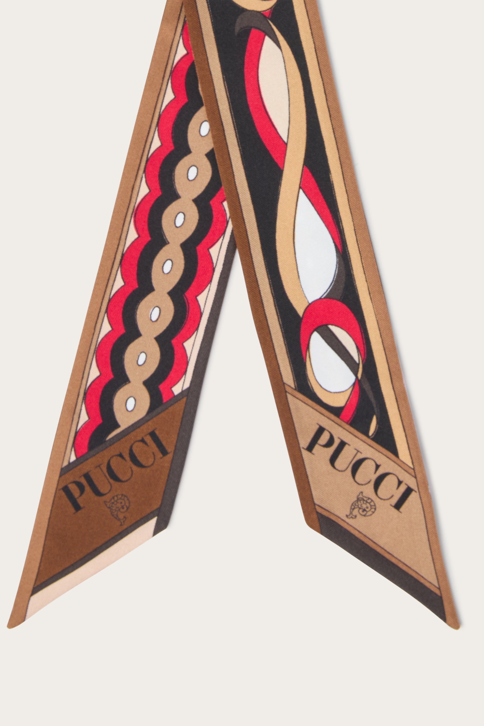 Pucci Girandole and Papiro Print Silk Twill Scarf