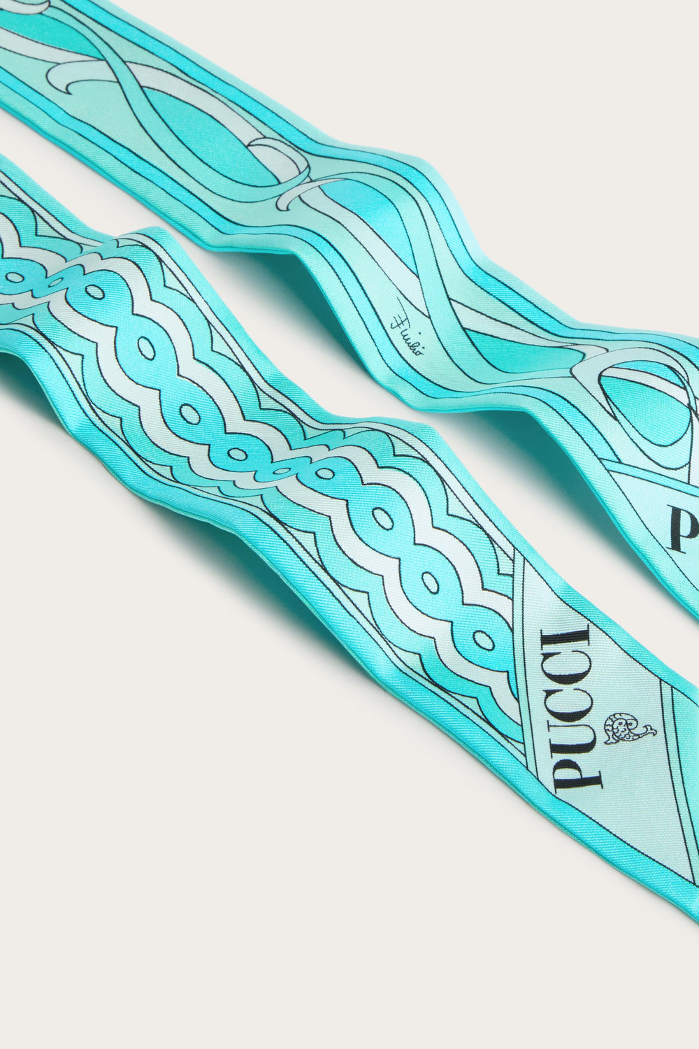Pucci Girandole and Papiro Print Silk Twill Scarf
