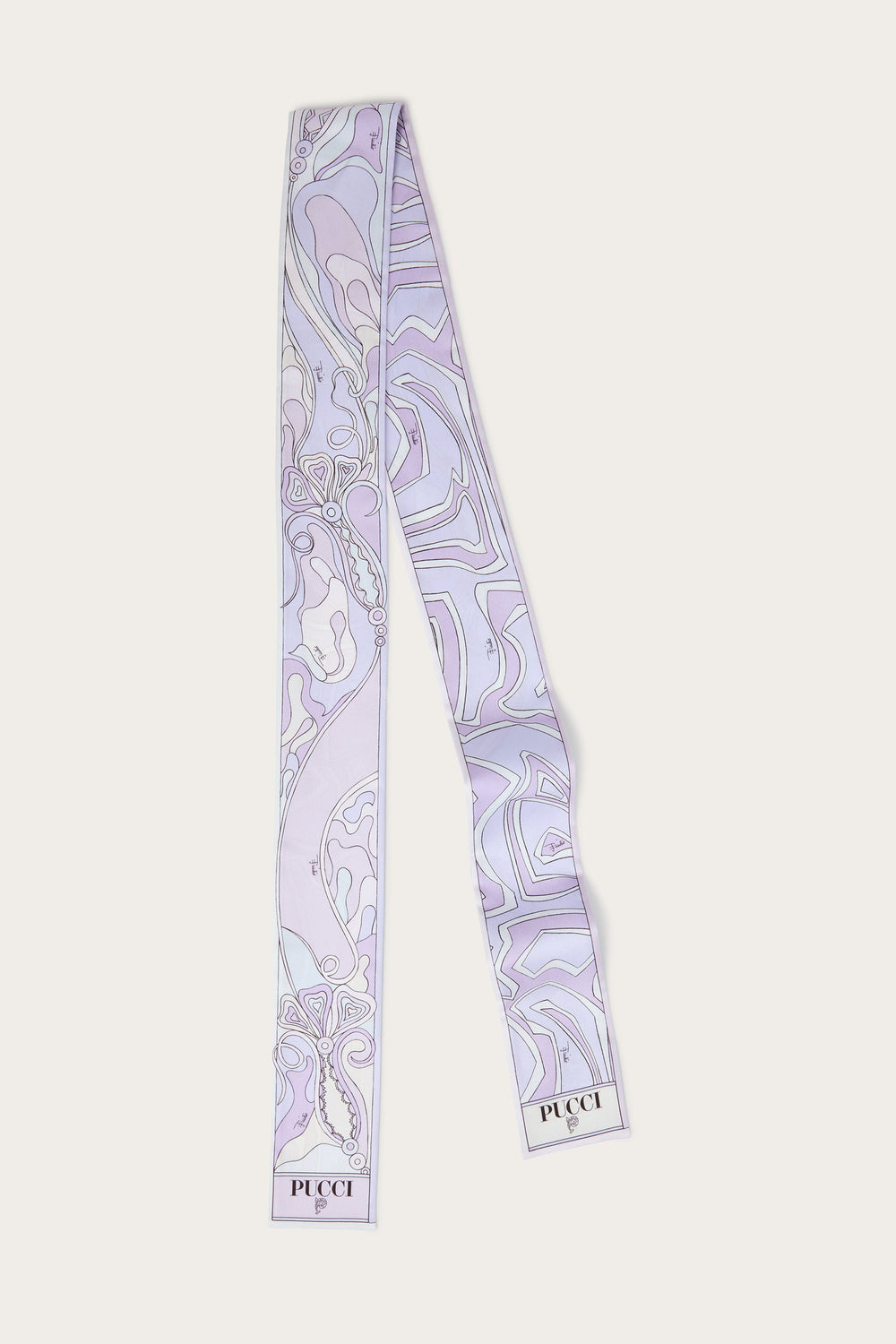 Pucci Labirinto and Orchidee Print Silk Twill Scarf