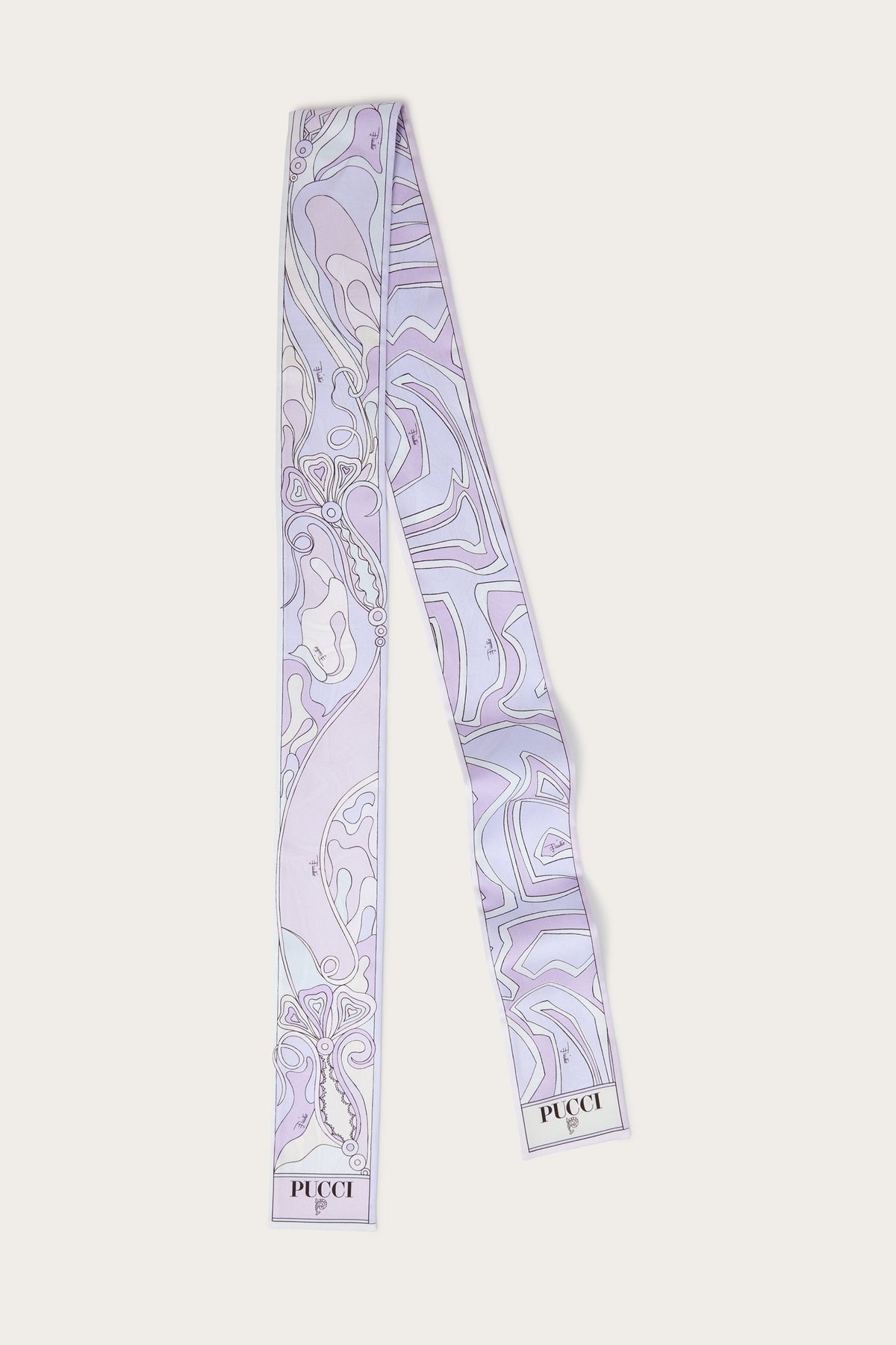 Pucci Labirinto and Orchidee Print Silk Twill Scarf