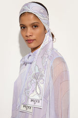 Pucci Labirinto and Orchidee Print Silk Twill Scarf