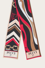 Pucci Istrice and Marmo Print Silk Scarf