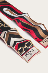Pucci Istrice and Marmo Print Silk Scarf
