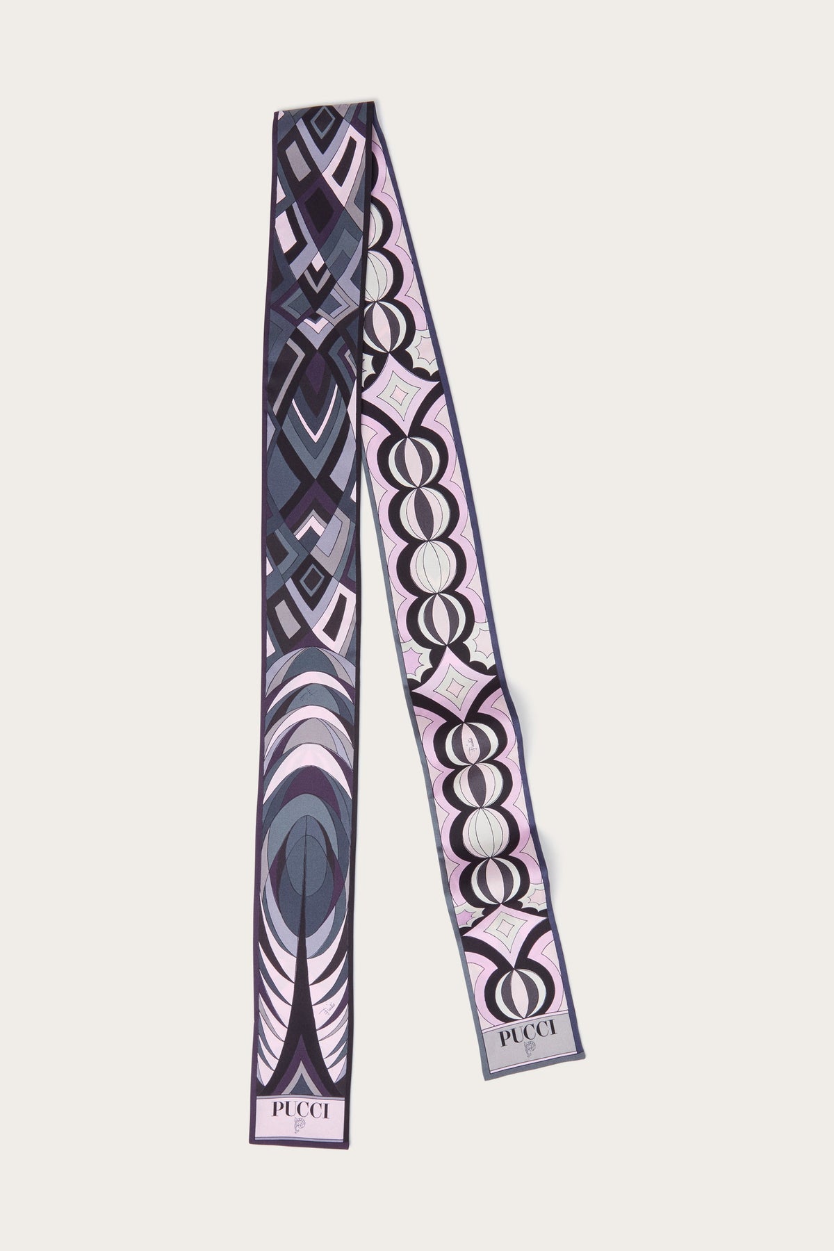 Pucci Volute and Collane Print Silk Twill Scarf