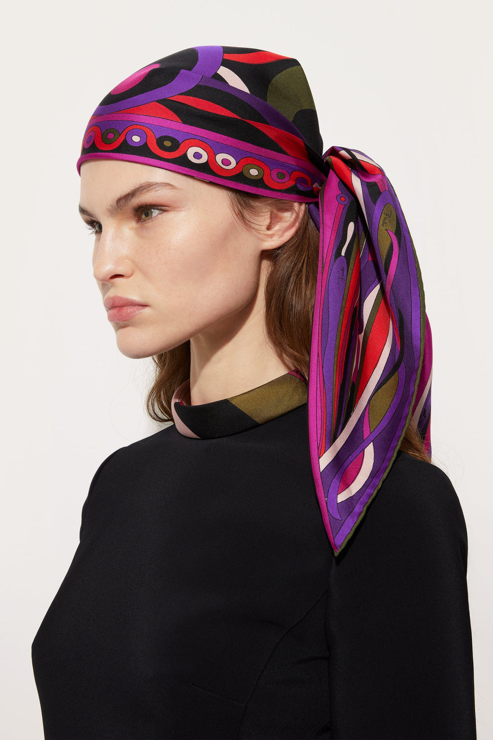 Pucci Marmo and Orchidee Print Carre