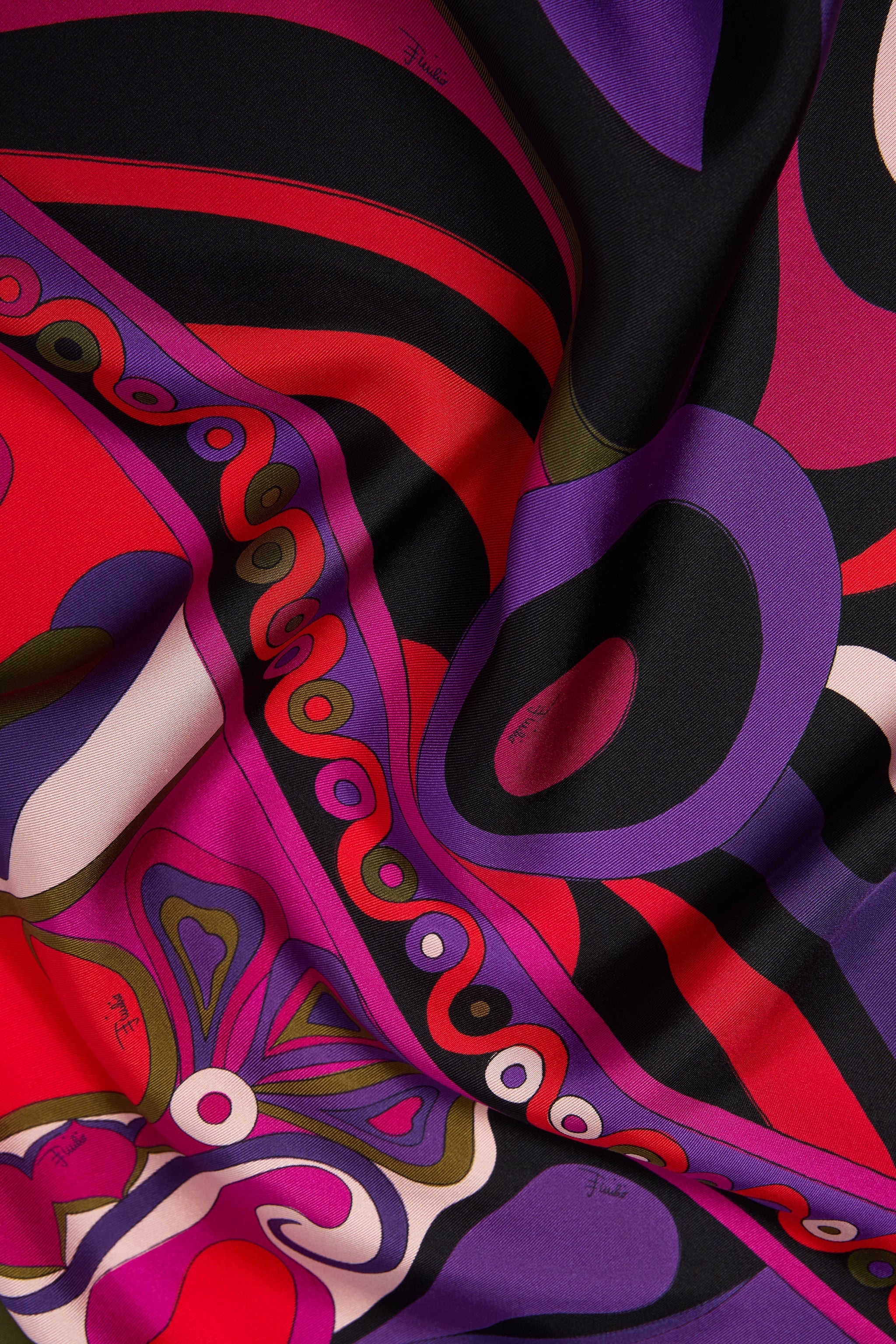 Pucci Marmo and Orchidee Print Carre