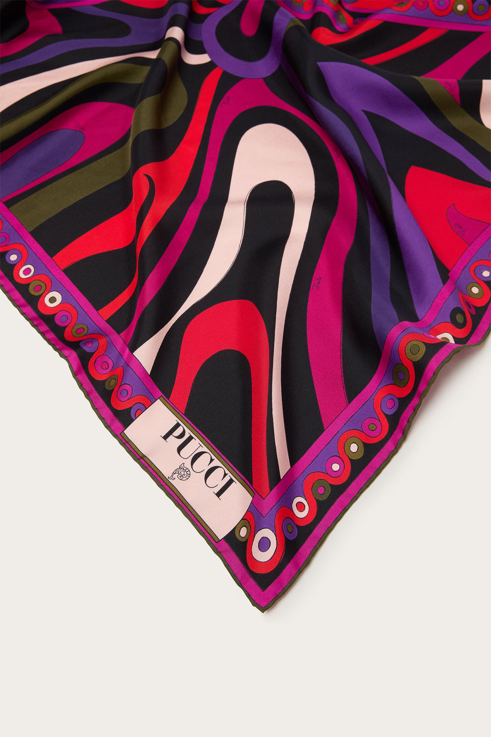 Pucci Marmo and Orchidee Print Carre