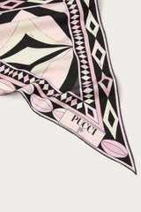 Pucci Collane Print Triangle Silk Scarf