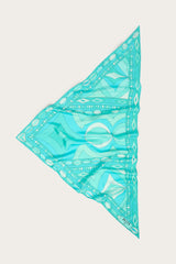 Pucci Collane Print Triangle Silk Scarf