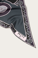 Pucci Astro Print Triangle Silk Scarf