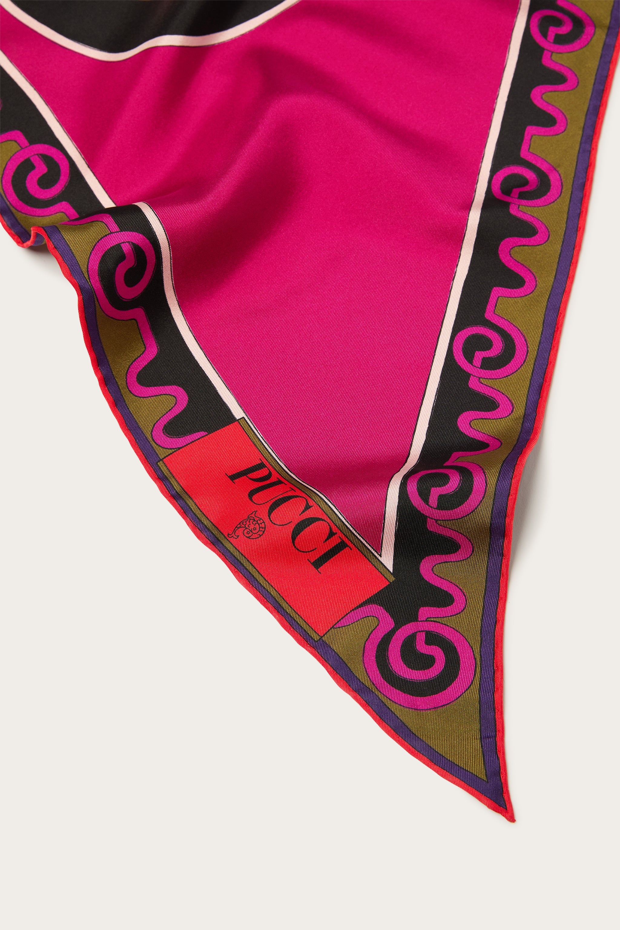 Pucci Astro Print Triangle Silk Scarf