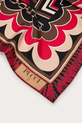 Pucci Istrice Print Silk Carre