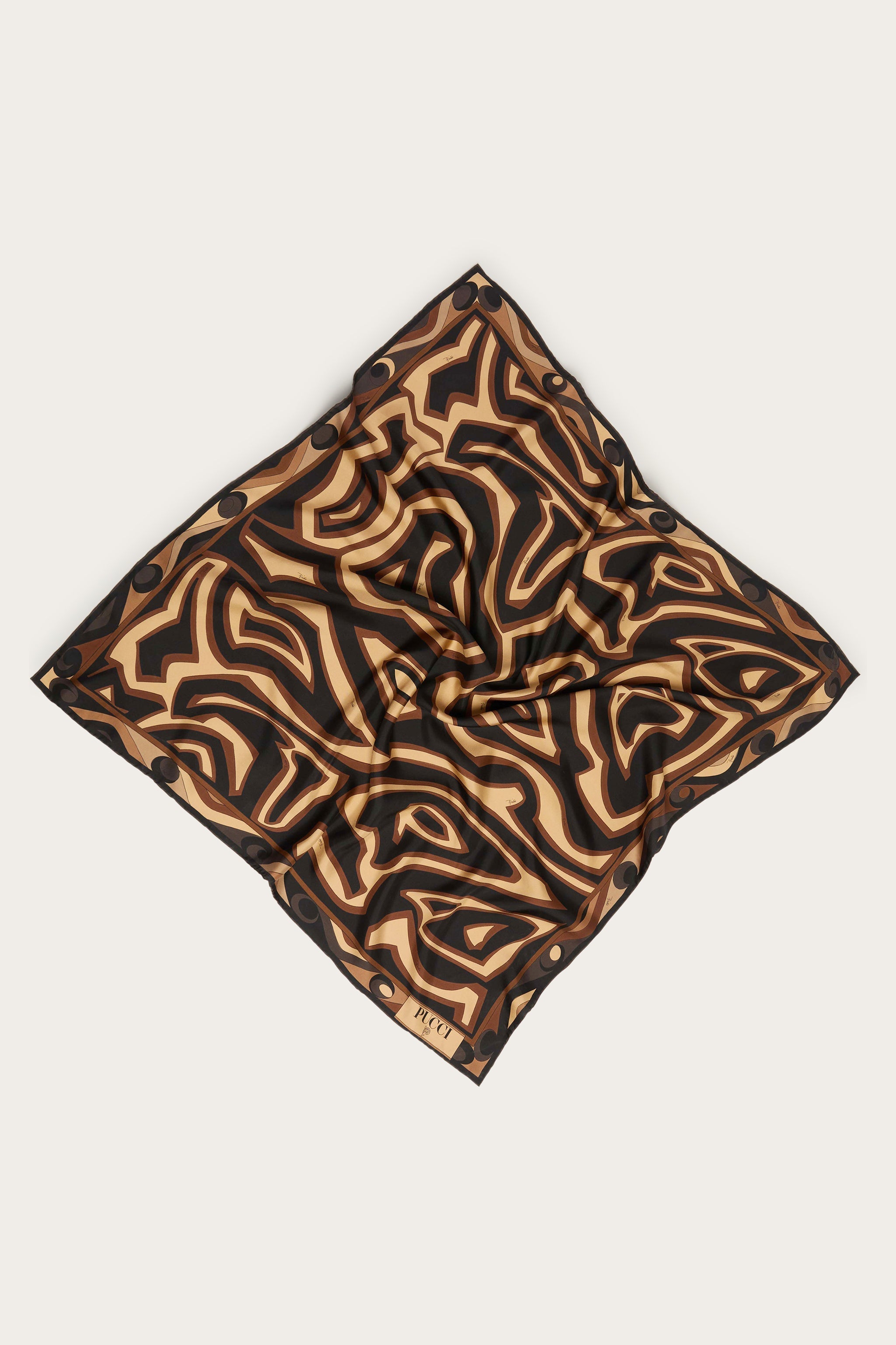 Pucci Labirinto Print Silk Carre