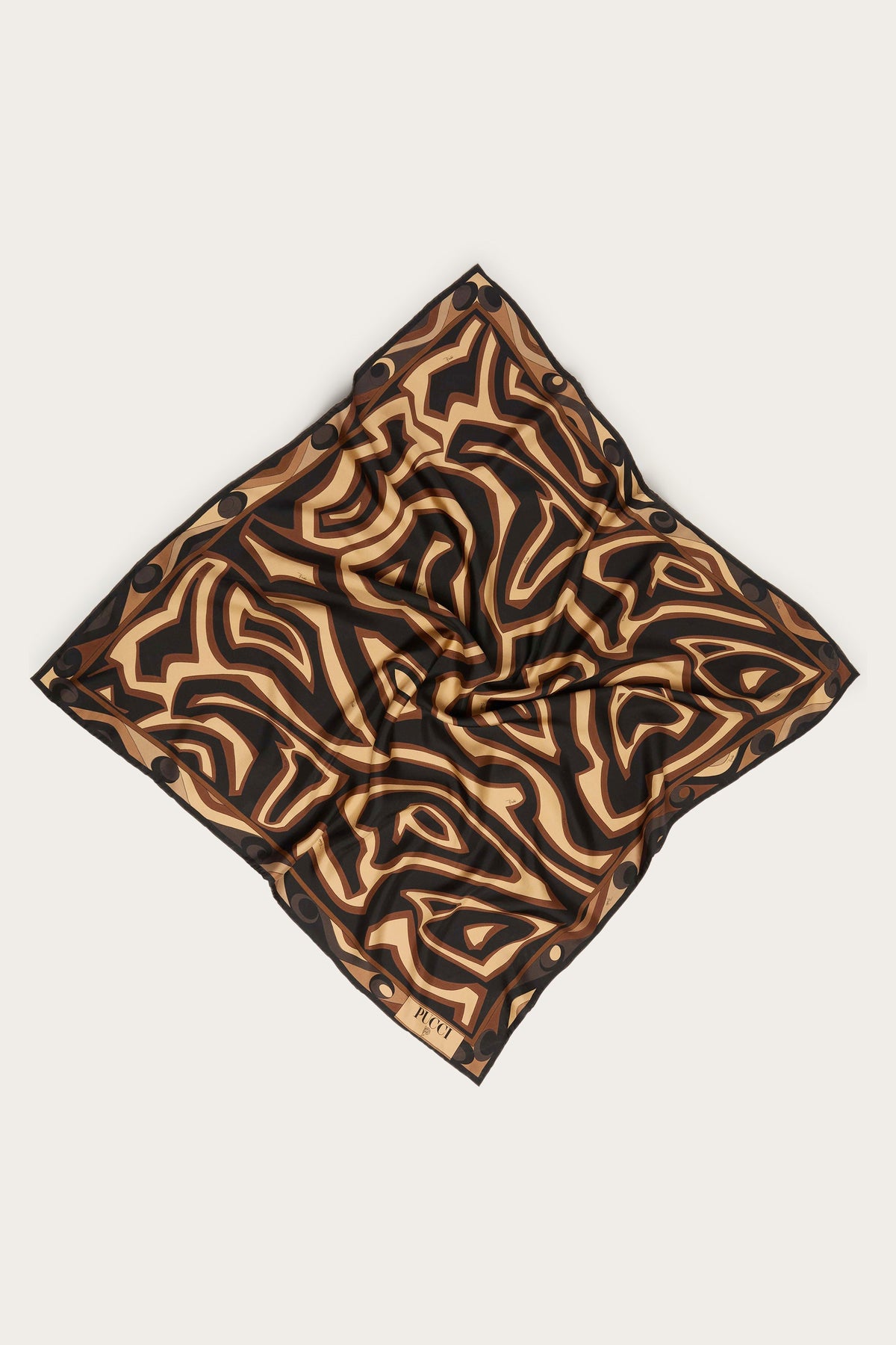 Pucci Labirinto Print Silk Carre