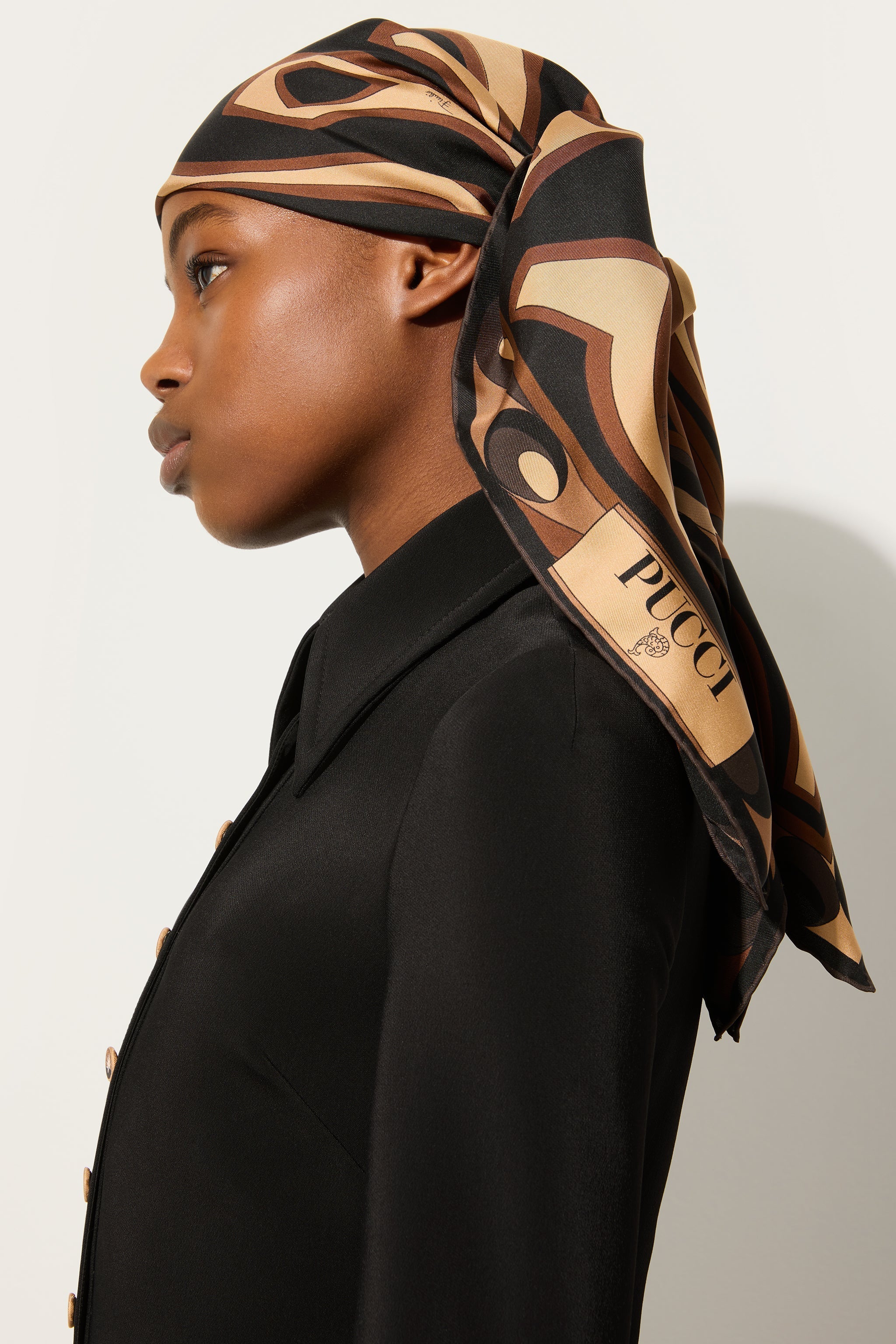 Pucci Labirinto Print Silk Carre