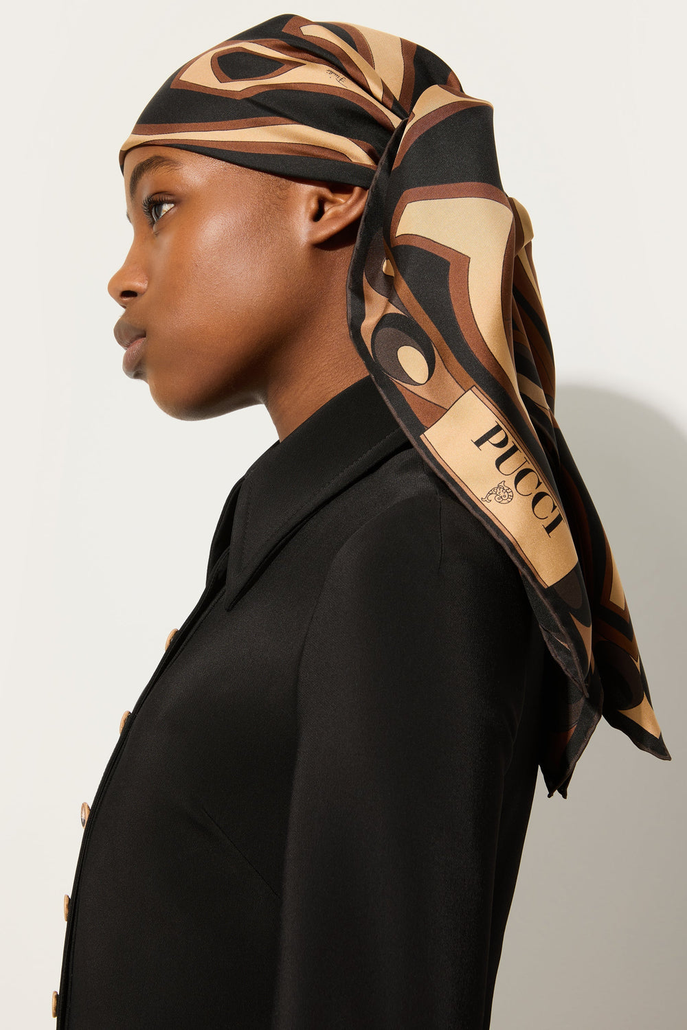 Pucci Labirinto Print Silk Carre