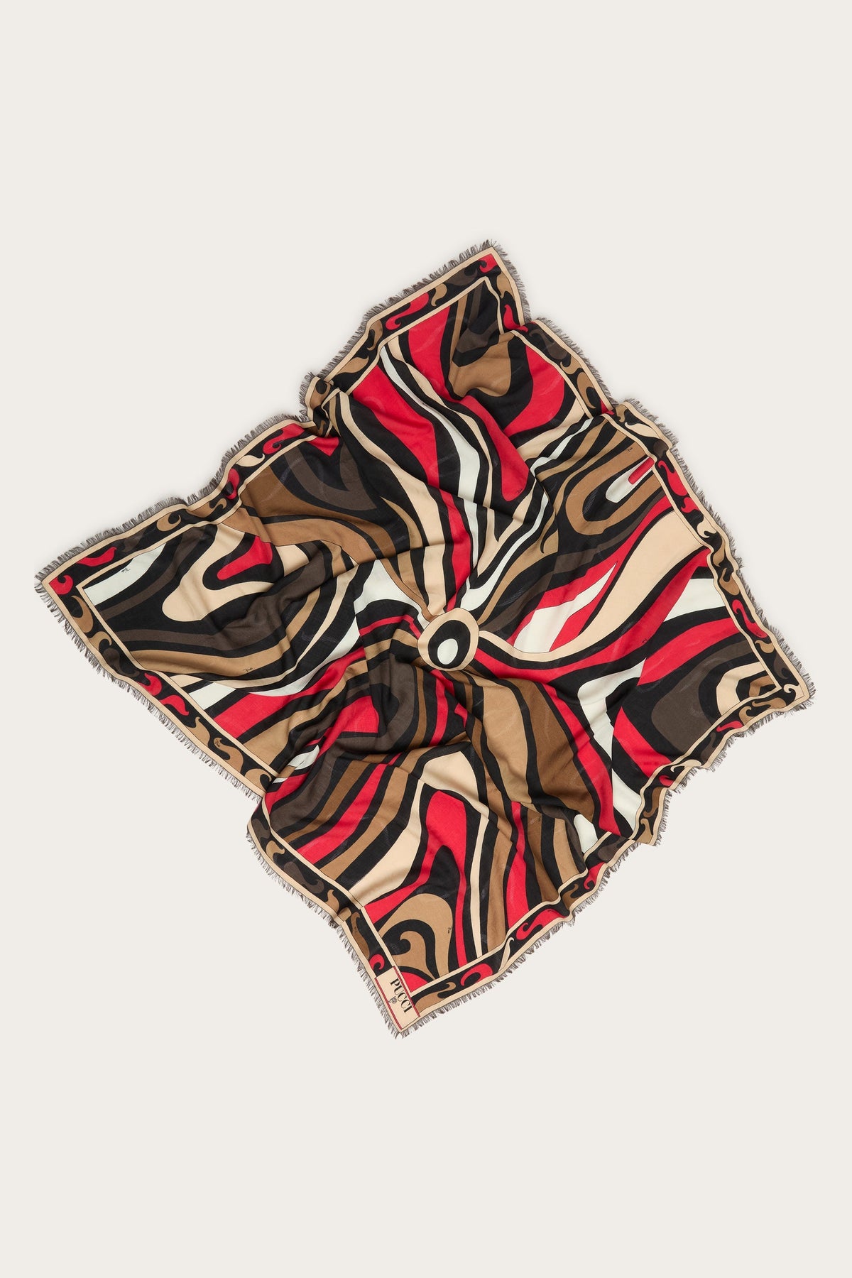 Pucci Marmo Print Pashmina