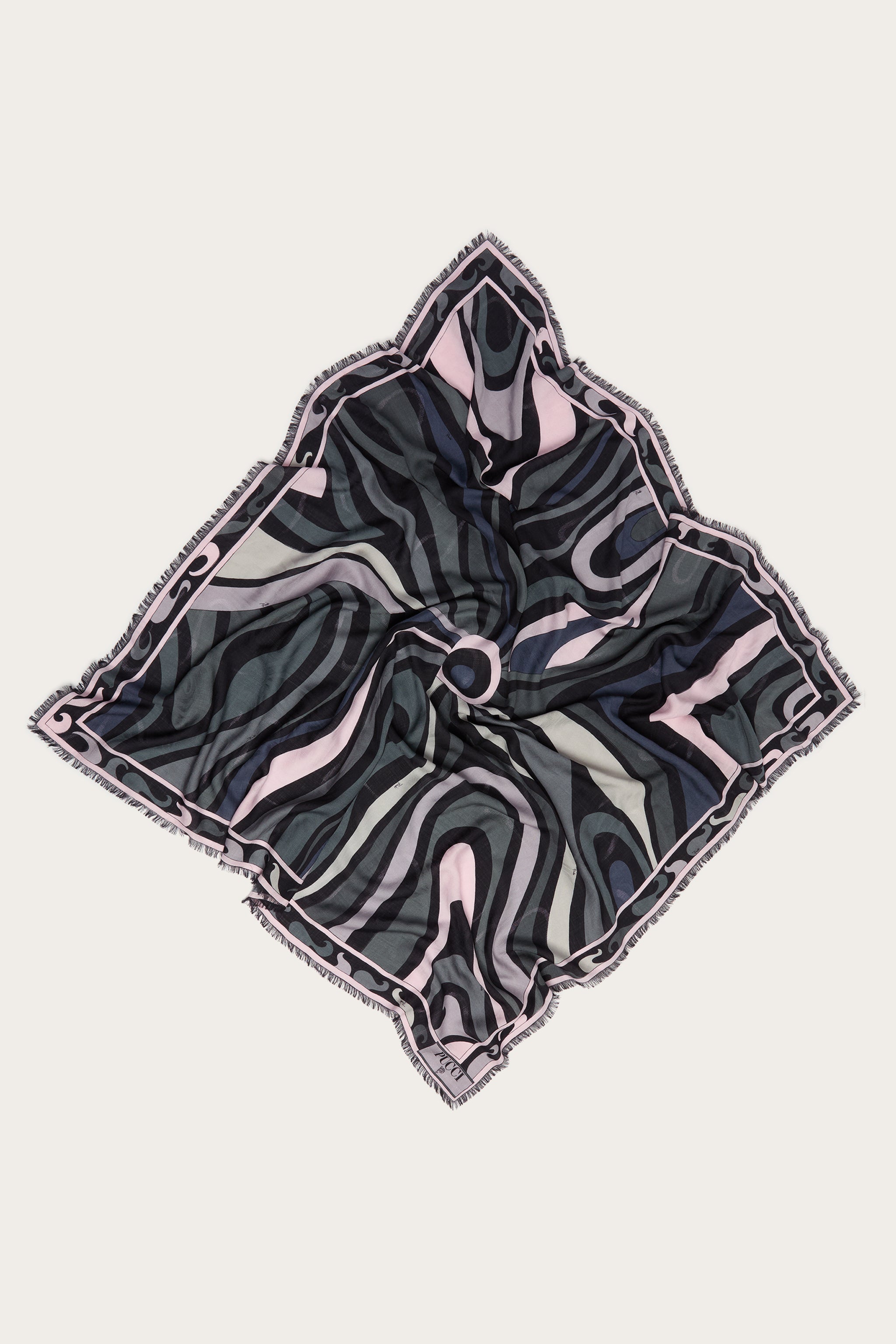 Pucci Marmo Print Pashmina