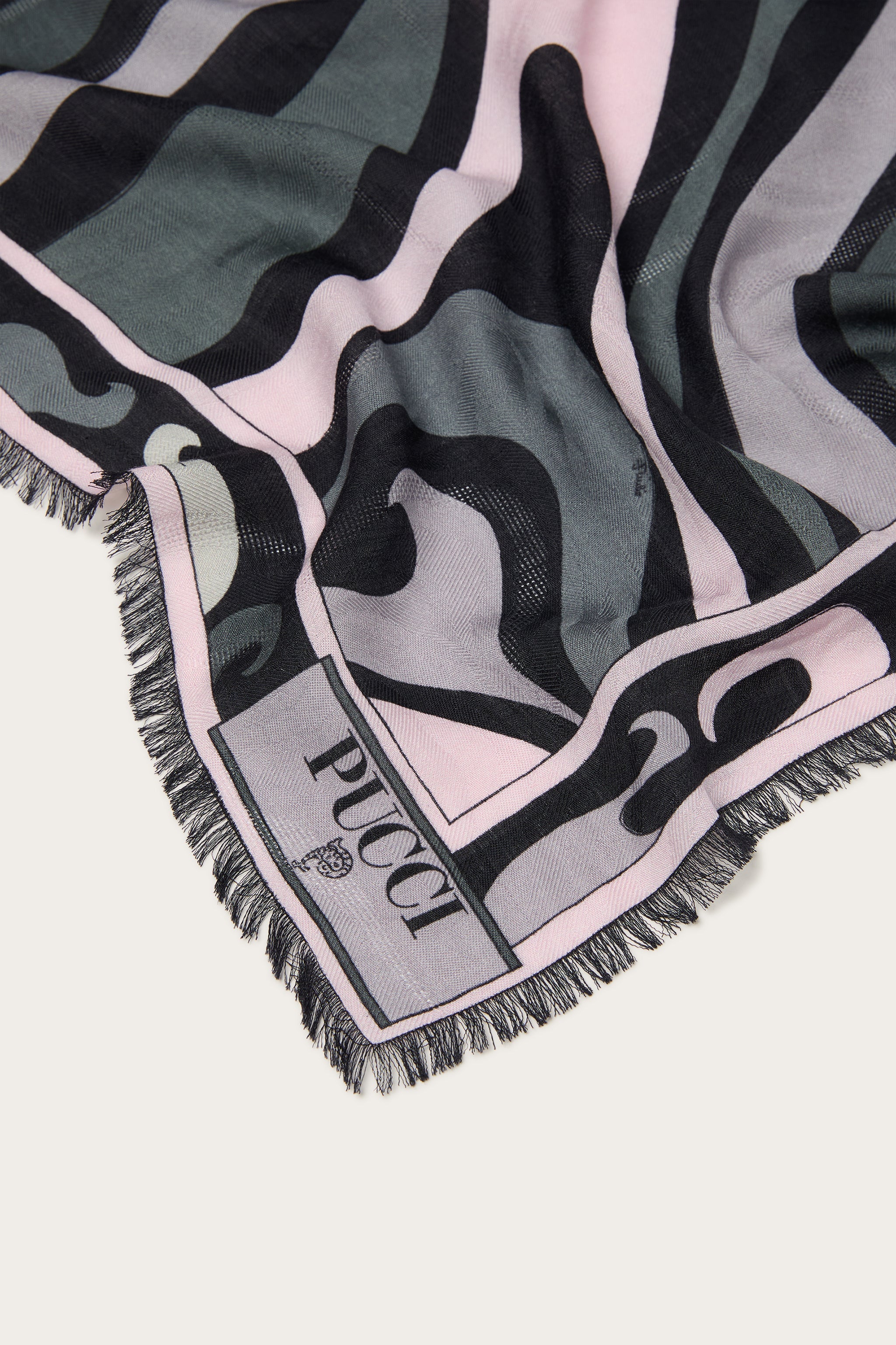 Pucci Marmo Print Pashmina