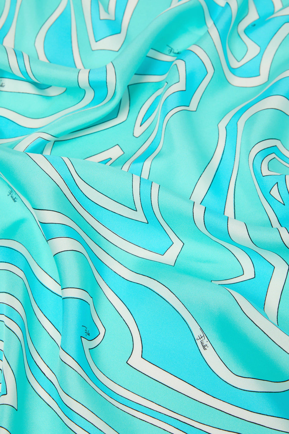 Pucci Labirinto Print Silk Carre