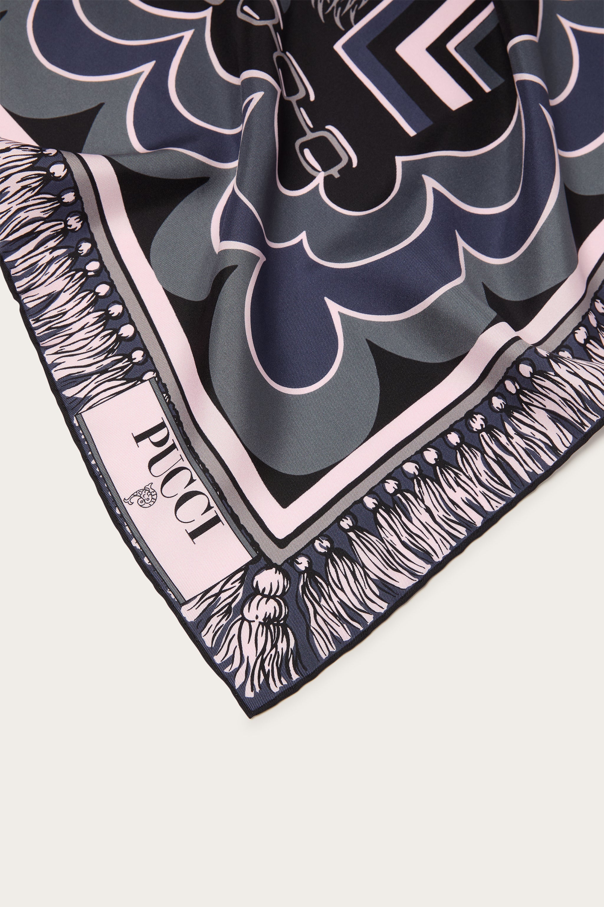 Pucci Istrice Print Silk Carre