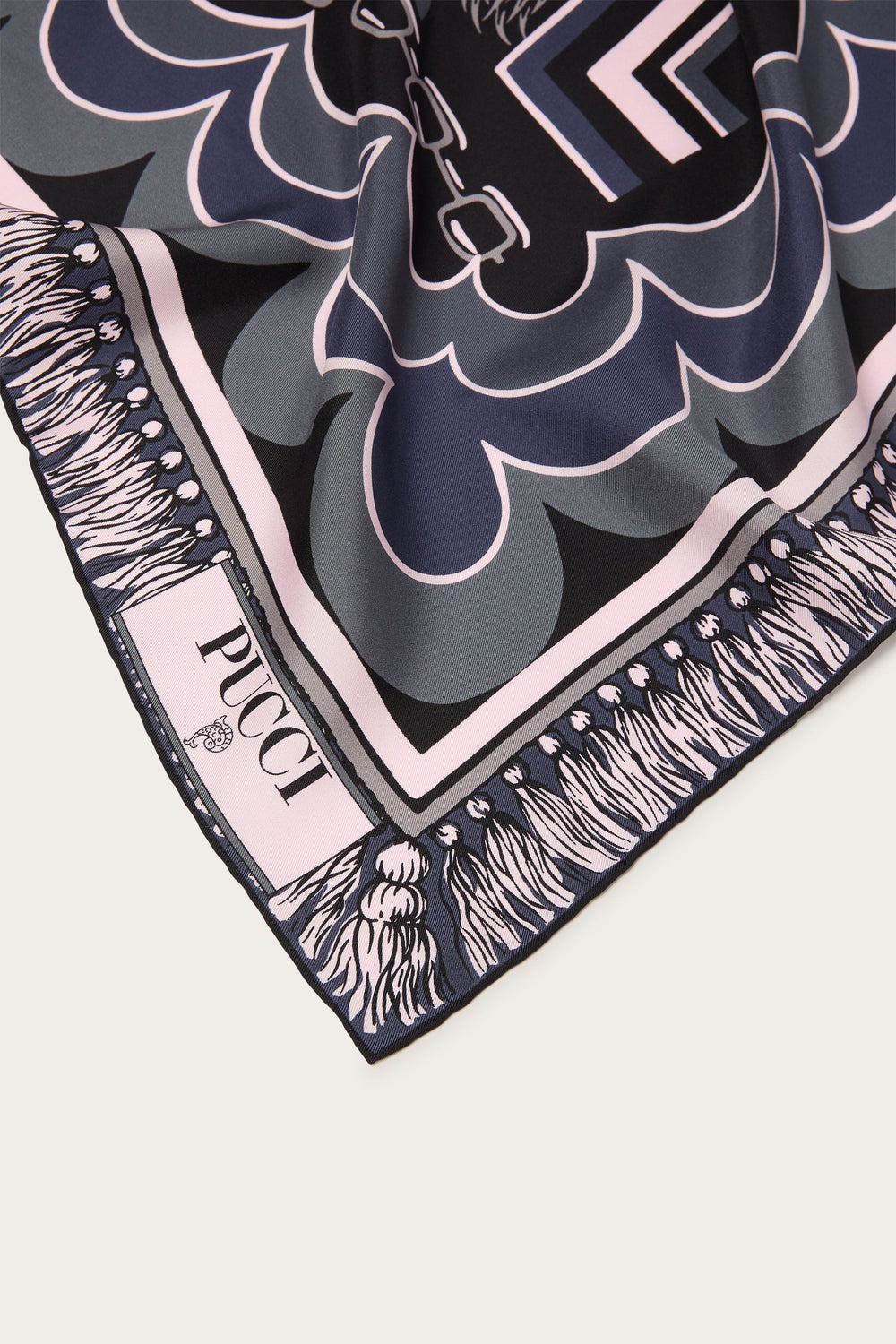 Pucci Istrice Print Silk Carre