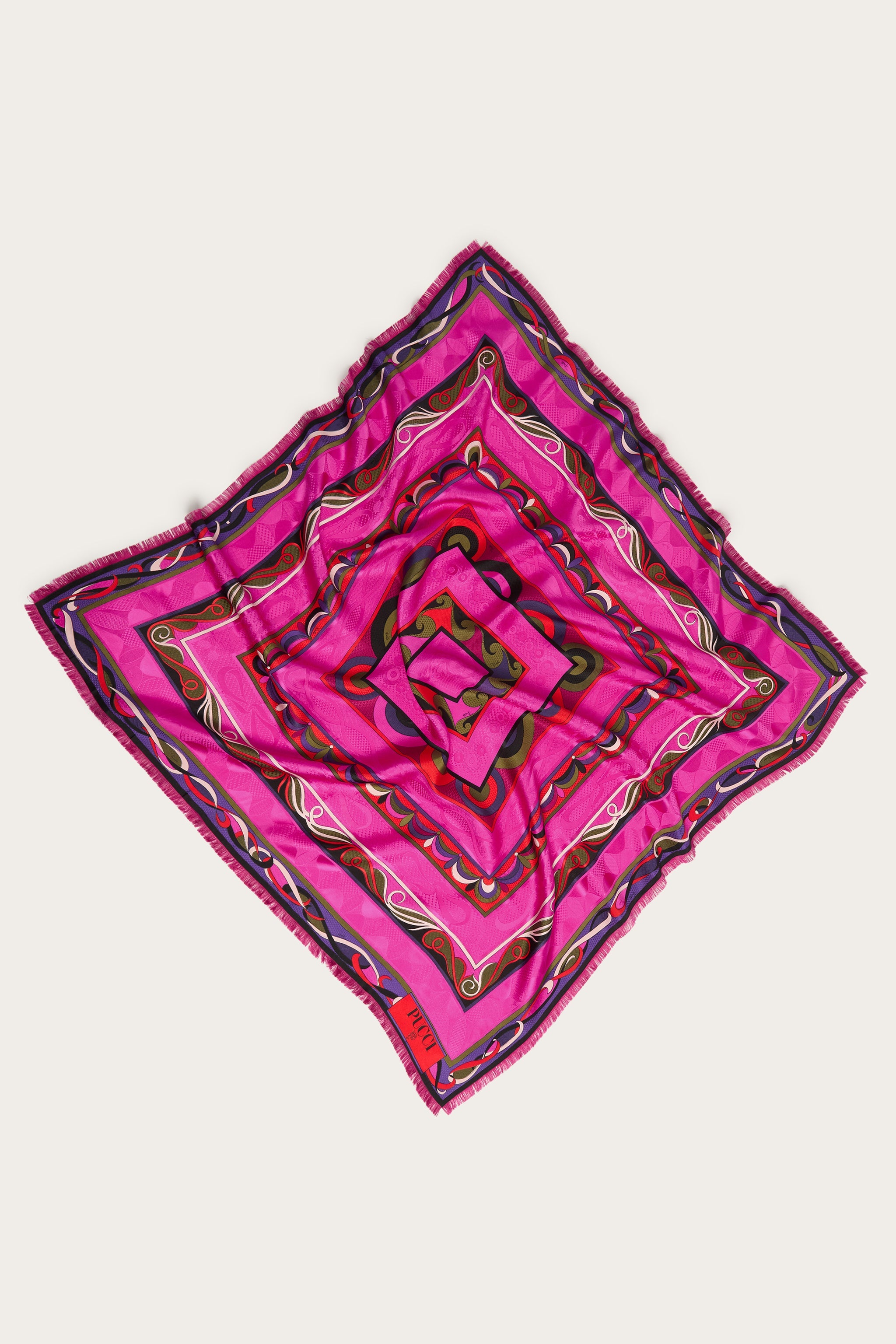 Pucci Mixed Prints Jacquard Carre