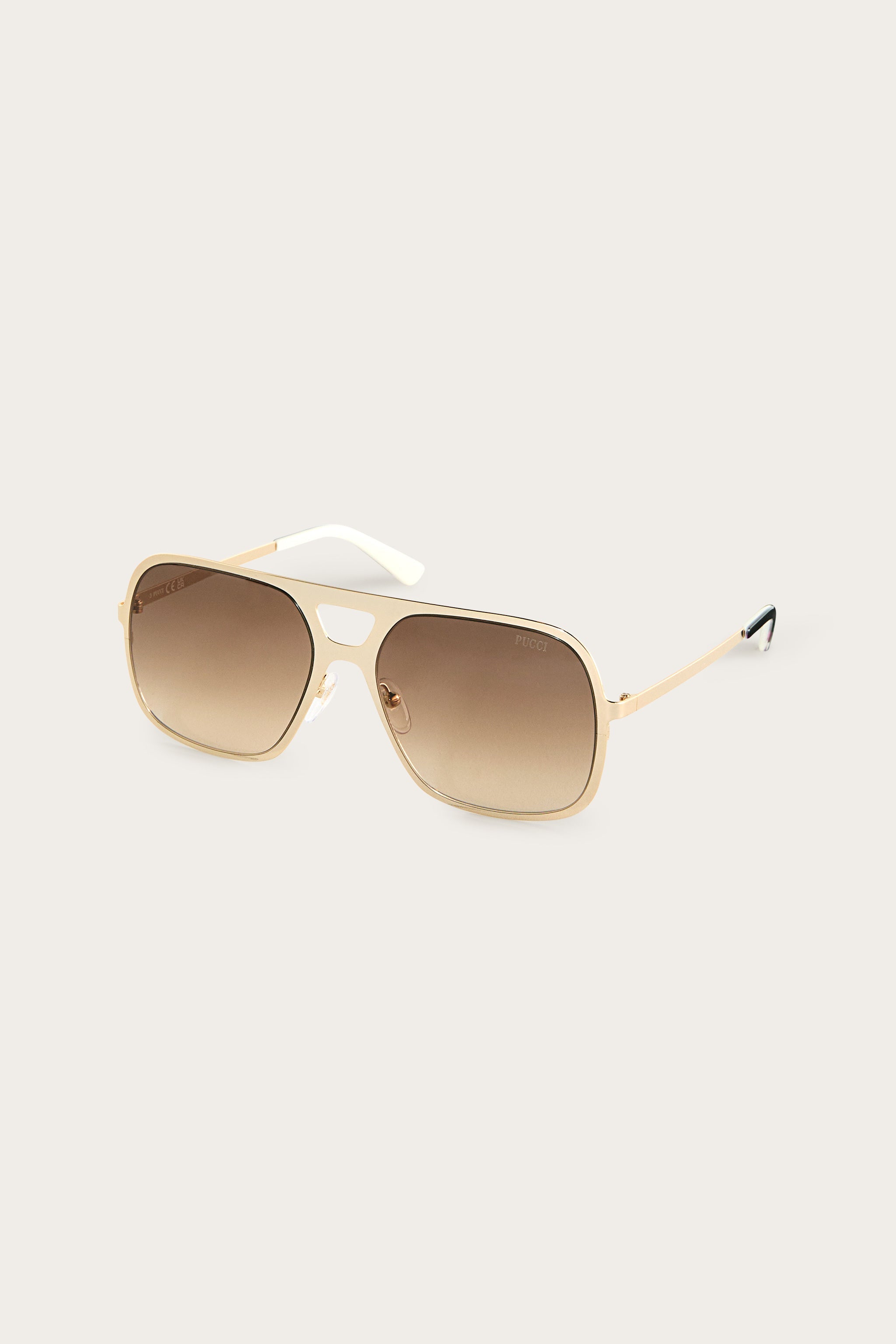 Pucci Metal Aviator Sunglasses