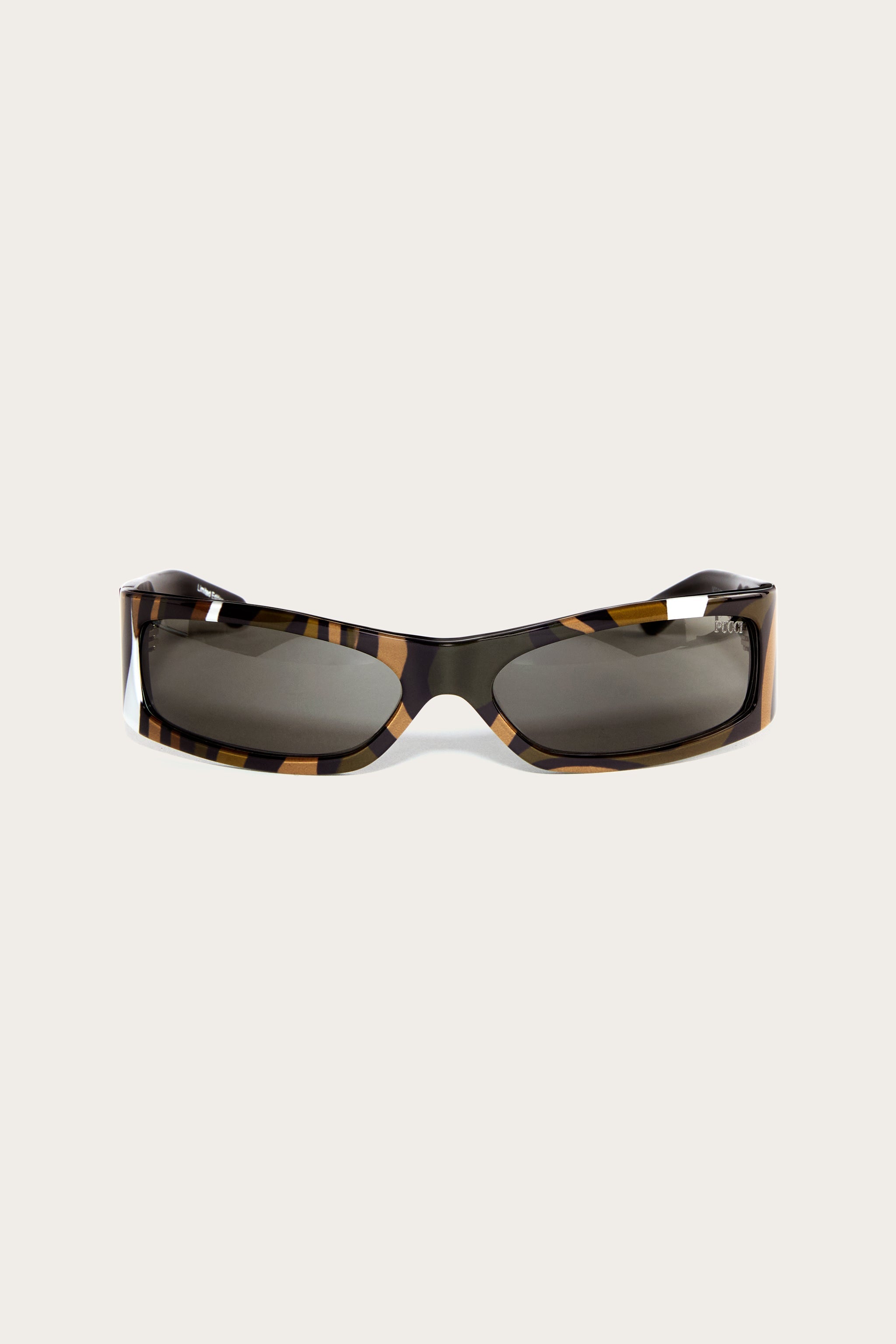 Pucci Marmo Print Rectangular Sunglasses